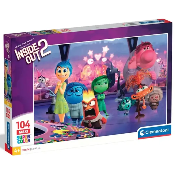 V hlave 2 104-dielna maxi supercolor puzzle - Clementoni obrázok 1
