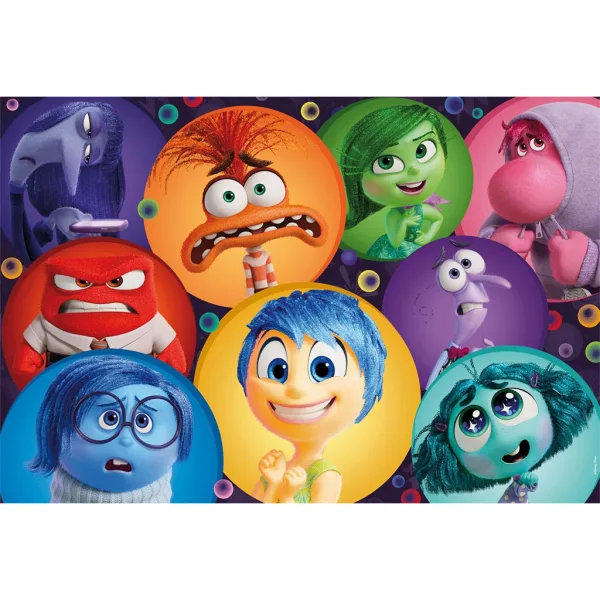 V hlave 2 2 v 1 puzzle a omaľovánka 250 ks 50x35 cm - Lisciani obrázok 2