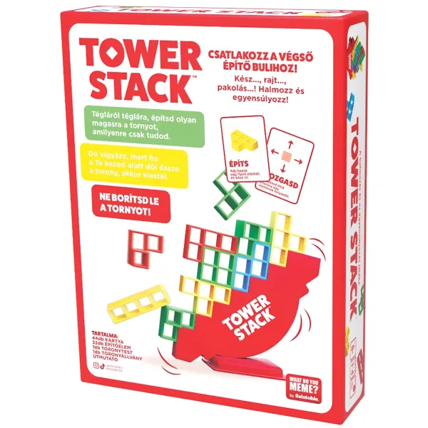 Veža Stack zručnostná spoločenská hra obrázok 2