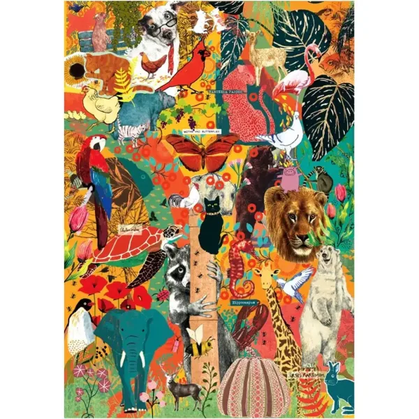 More is More: Zvieratá a botanické zázraky HQC 1000-dielové puzzle - Clementoni obrázok 2
