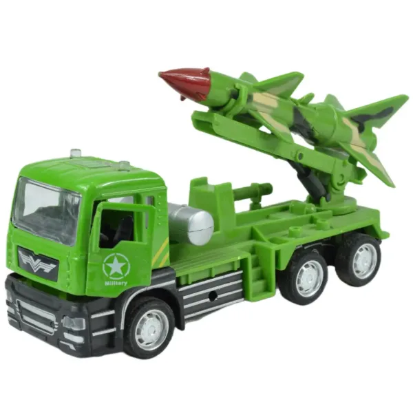 Vojenský nákladný automobil: Spätné ťahanie vojenského nákladného auta s raketou v dvoch variantoch 14cm obrázok 2
