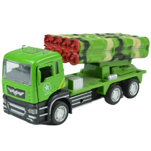 Vojenský nákladný automobil: Spätné ťahanie vojenského nákladného auta s raketou v dvoch variantoch 14cm obrázok 5