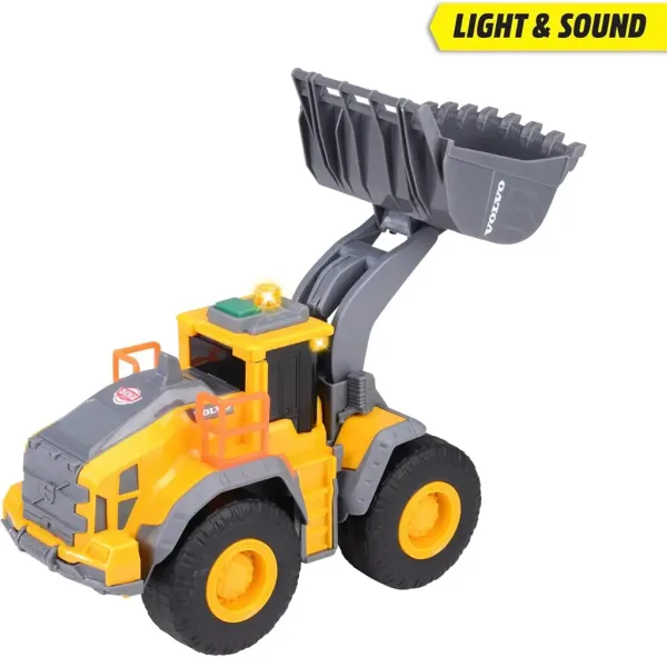 Volvo čelný nakladač so svetelnými a zvukovými efektmi 23 cm - Dickie Toys obrázok 4