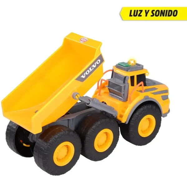 Volvo sklápač so svetelnými a zvukovými efektmi 23 cm - Dickie Toys obrázok 3