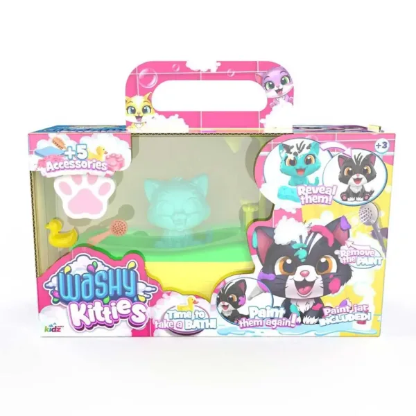 Washy Friends: Color Reveal Kúpeľňové mačičky s vaňou a doplnkami - Cirmi obrázok 1