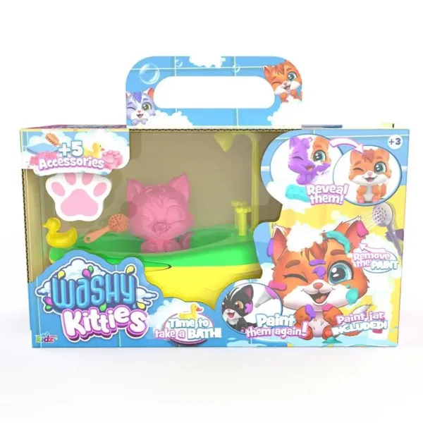 Washy Friends: Color Reveal Kúpeľné mačičky s doplnkami - Srsť obrázok 1