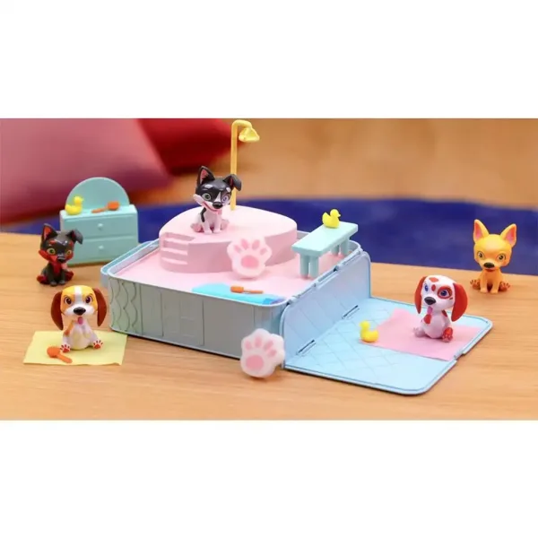 Washy Friends: Color Reveal čľapkajúce 3 psíky s jacuzzi a doplnkami obrázok 4