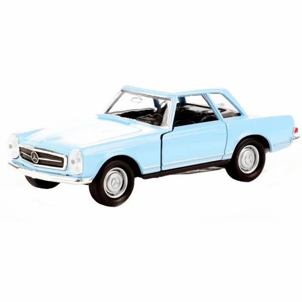 Welly: Kovový model autíčka Mercedes-Benz 1963 230SL v rôznych prevedeniach, 11 cm obrázok 4