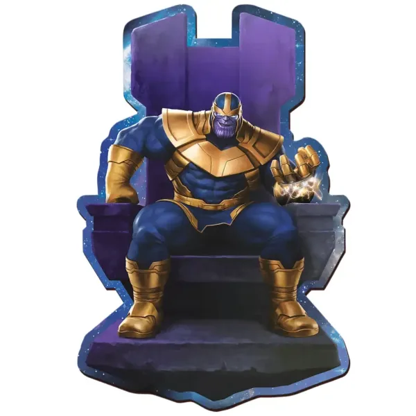 Wood Craft: Marvel Avengers - Thanos na tróne 160 kusov prémiového dreveného puzzle - Trefl obrázok 2