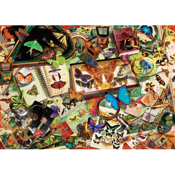 Zberateľ motýľov 500-dielna HQC kompaktná puzzle - Clementoni obrázok 2