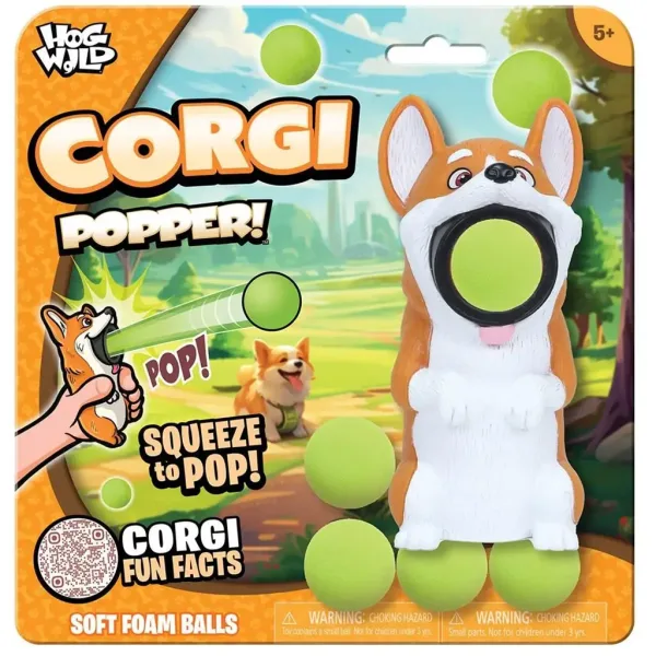 Zing: Popper Corgi psík s vystreľovacími loptičkami obrázok 2
