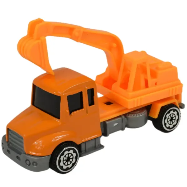 Alloy Car: 6-dielny set stavebných autíčok 8cm obrázok 4