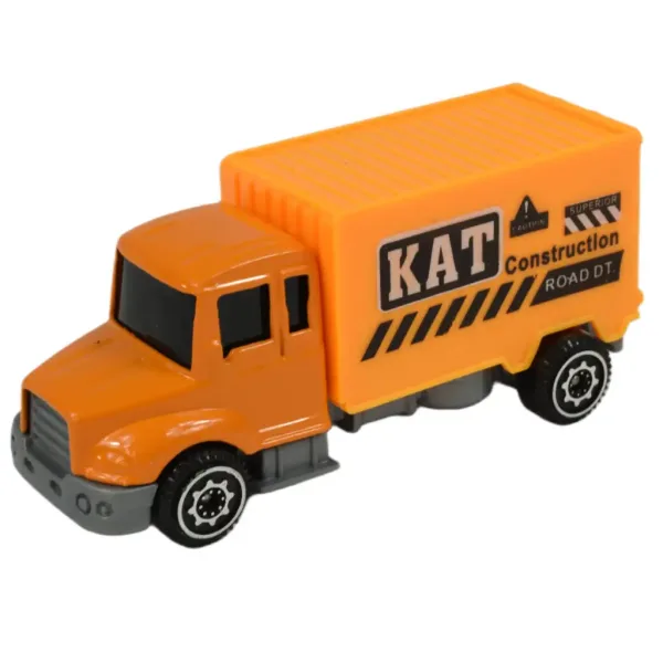 Alloy Car: 6-dielny set stavebných autíčok 8cm obrázok 5