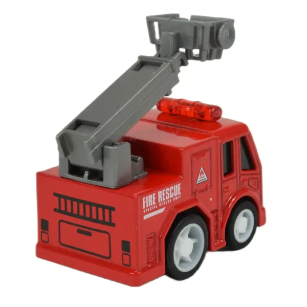 Alloy Car: Hasičské auto v rôznych variantoch 5cm obrázok 3