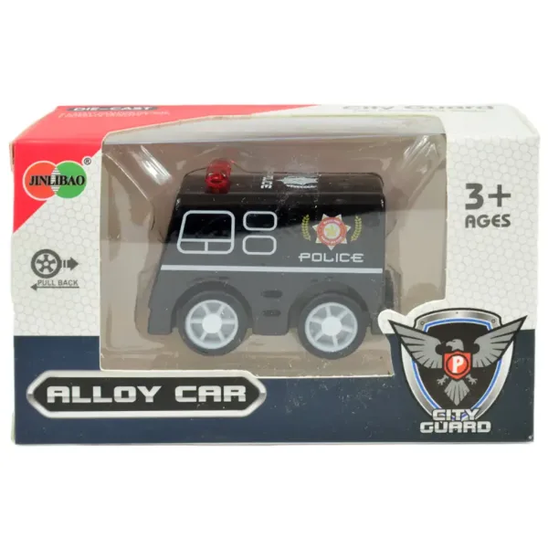 Alloy Car: Policajné auto v rôznych variantoch 5 cm obrázok 8