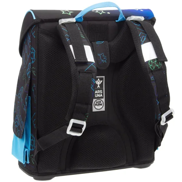 Ars Una: Champs kompaktný ergonomický školský batoh s magnetickým zapínaním, ruksak 33x41x24 cm obrázok 3