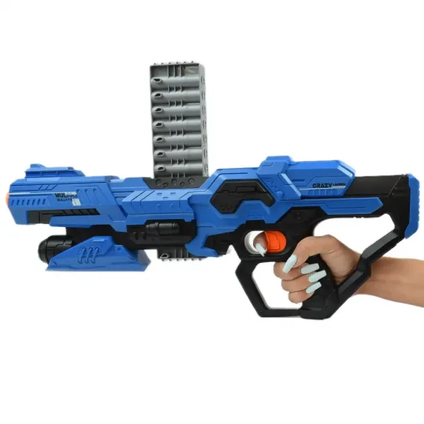 Attack Launcher: Manuálna zbraň so žetónovým terčom a nábojom 49 cm obrázok 6