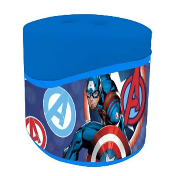 Avengers plastové strúhadlo s nádobou a dvomi otvormi Kapitán Ameriky obrázok 2