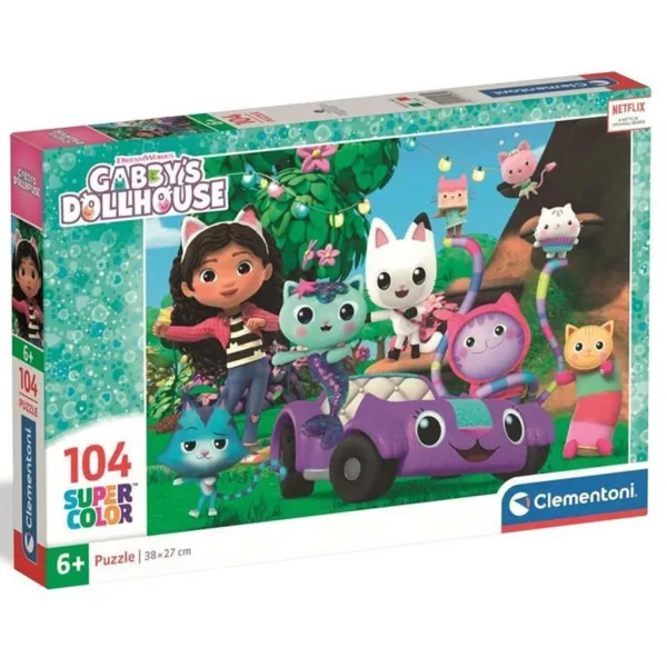 Gabi bábkový domček 104ks supercolor puzzle - Clementoni obrázok 1