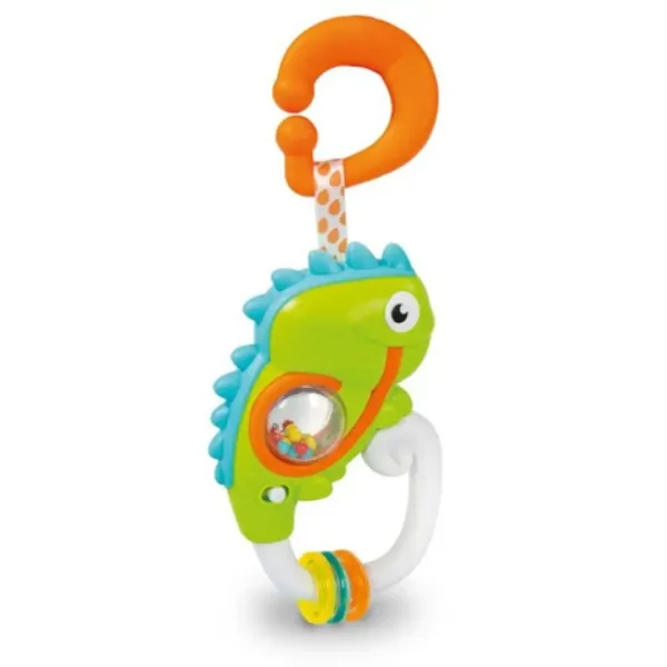 Baby vtipný chameleón hrkálka - Clementoni obrázok 2