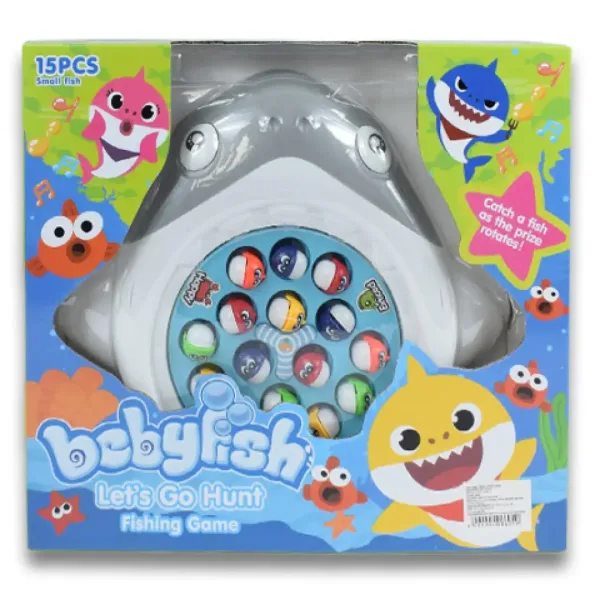 BabyFish: Žralok - Elektrická otáčajúca sa rybárska hračka so zvukom obrázok 8