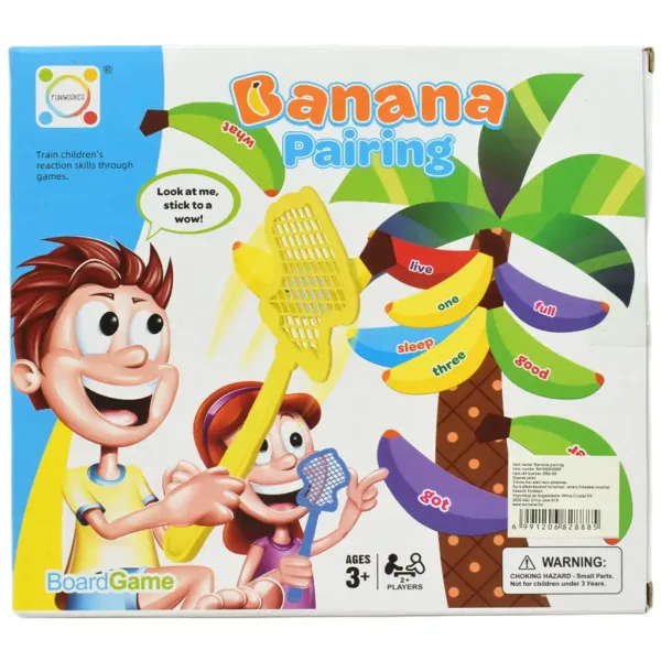 Banana Pairing: Hračka na rozvoj anglickej slovnej zásoby s banánmi na suchý zips obrázok 5