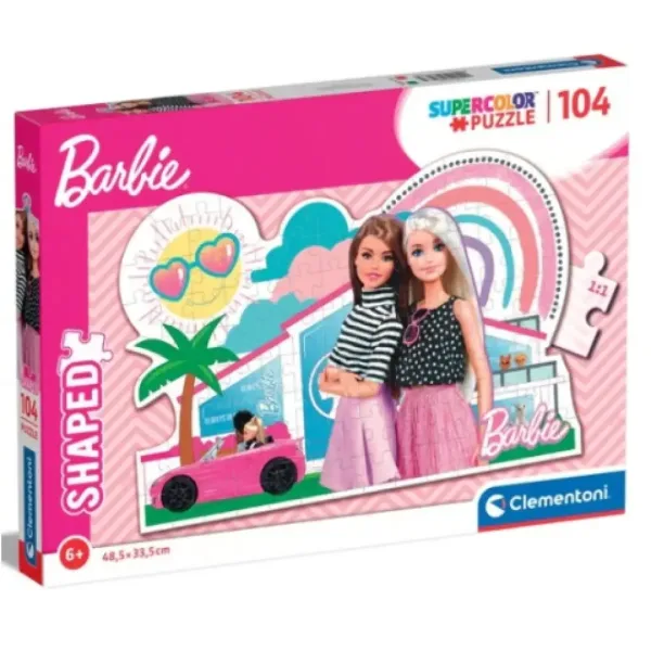 Barbie a jej chatka Supercolor 104-dielne puzzle - Clementoni obrázok 1