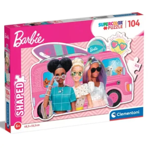Barbie a jej karavan Supercolor 104-dielne puzzle - Clementoni obrázok 1