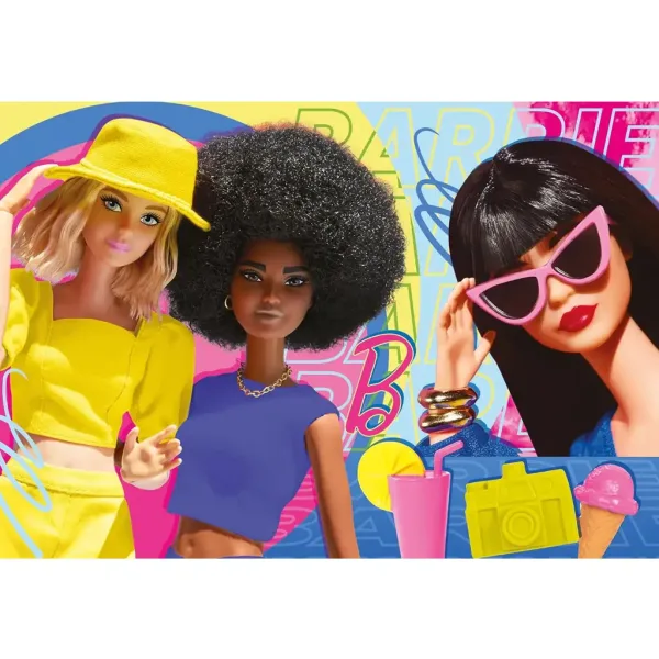 Barbie a jej priatelia 2x60-dielne maxi podlahové puzzle 50x35 cm - Lisciani obrázok 3