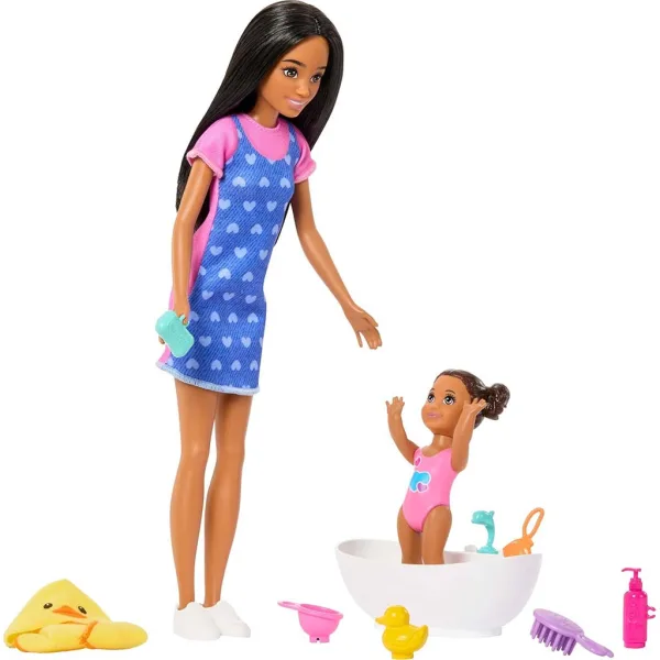 Barbie bábika v oblečení so srdiečkami - Mattel obrázok 4