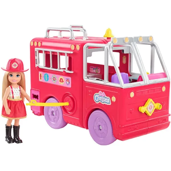 Barbie: Chelsea hasičské auto, hrací set - Mattel obrázok 2