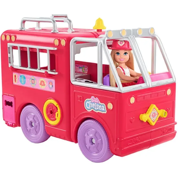 Barbie: Chelsea hasičské auto, hrací set - Mattel obrázok 3