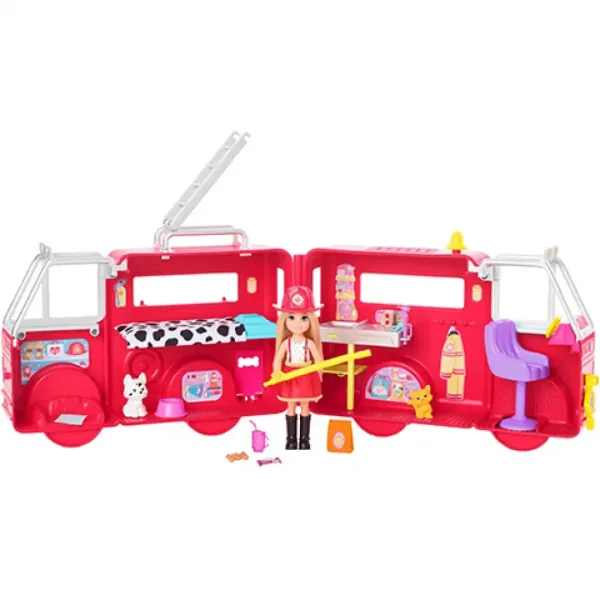 Barbie: Chelsea hasičské auto, hrací set - Mattel obrázok 4
