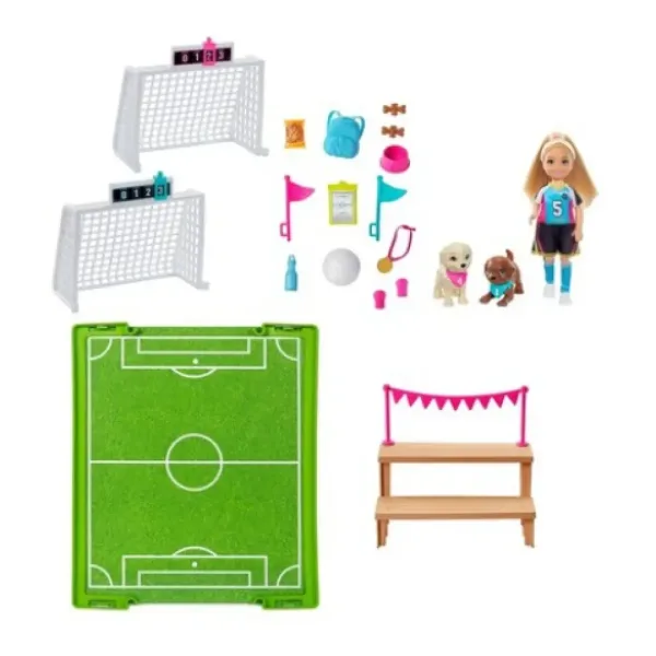 Barbie Dreamhouse Adventures: Chelsea futbalový herný set - Mattel obrázok 3