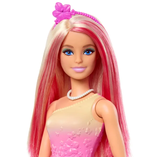 Barbie Dreamtopia: Princezná bábika v ružovom motýľovom šate - Mattel obrázok 4