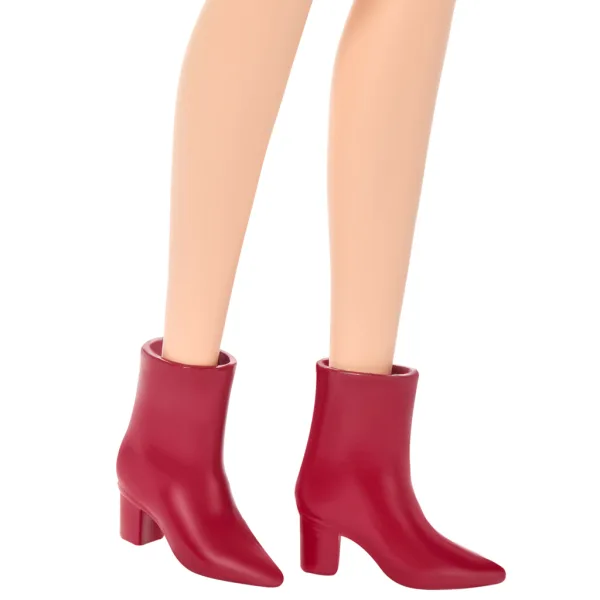 Barbie: Fashionista Priateľky s hnedými vlasmi štýlová módna bábika v leopárdovom oblečení – Mattel obrázok 4