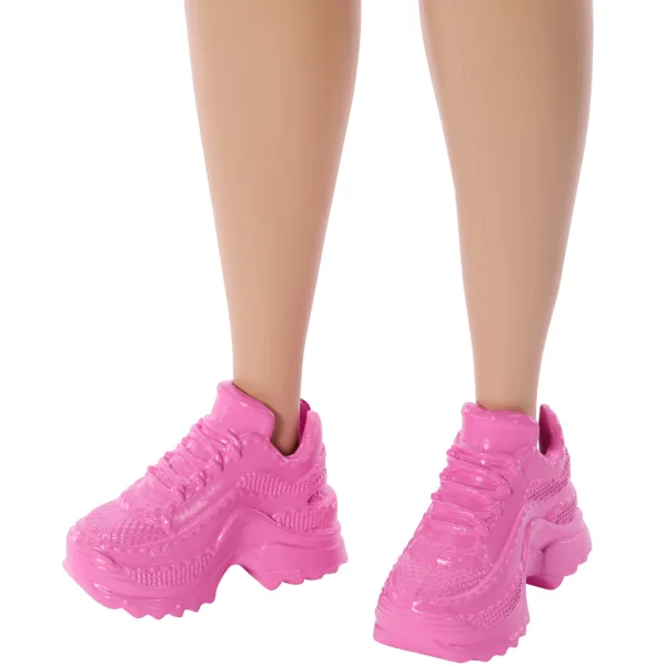 Barbie Fashionista Priateľky štýlová módna bábika v šatách s hviezdami - Mattel obrázok 4