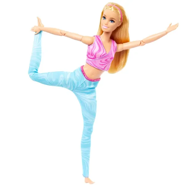 Barbie: Flexibilná joga bábika so svetlými vlasmi - Mattel obrázok 3
