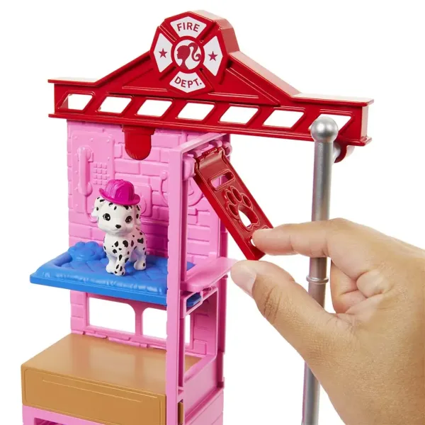 Barbie: Hasičská stanica herný set - Mattel obrázok 4