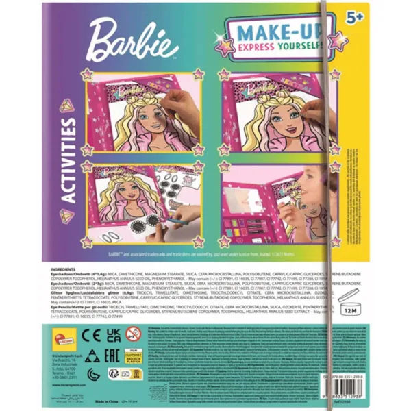 Barbie Kozmetický skicár - Lisciani obrázok 2