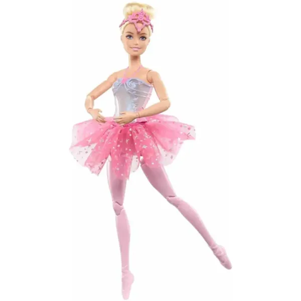 Barbie®: Ligotavá dúhová balerína s blond vlasmi a svetlom - Mattel obrázok 2