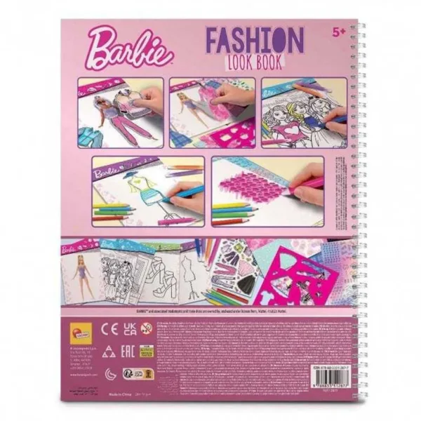 Barbie Módny návrhár skicár - Lisciani obrázok 2