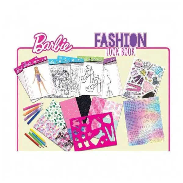 Barbie Módny návrhár skicár - Lisciani obrázok 3