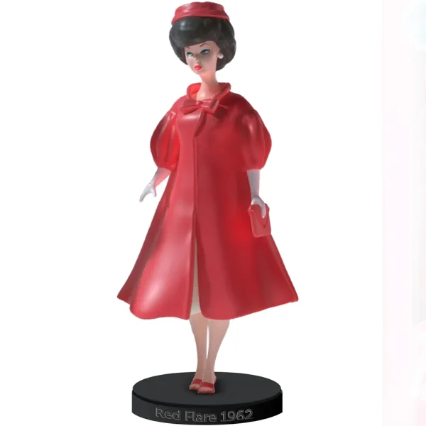 Barbie Red Flare 1962 zberateľská bábika 15cm obrázok 2