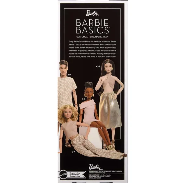 Barbie: Signature Basics Neutral Collection 07 zberateľská bábika 32 cm - Mattel obrázok 5
