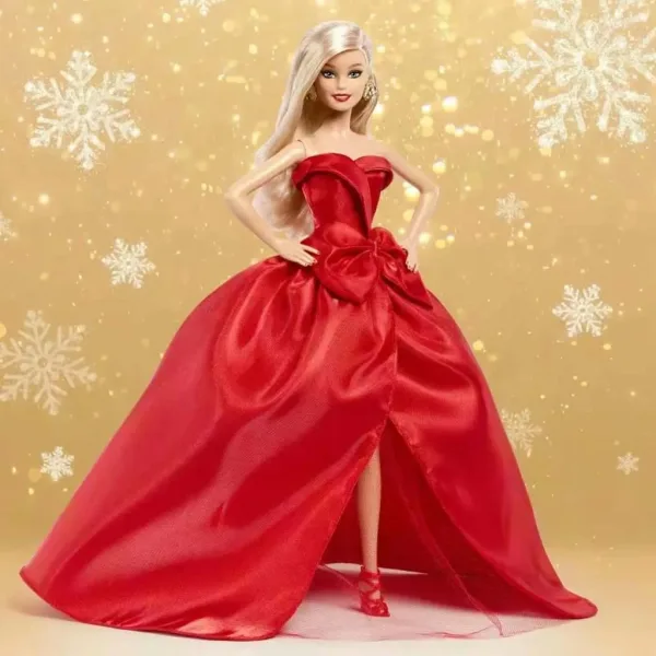 Barbie: Signature Holiday 2026 zberateľská bábika s blond vlasmi 32 cm - Mattel obrázok 5