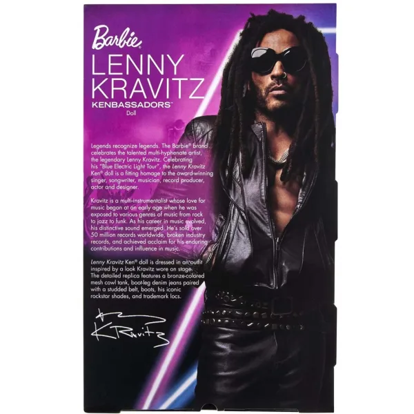 Barbie: Signature Kenbassadors Lenny Kravitz zberateľská bábika 33 cm - Mattel obrázok 5