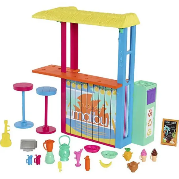 Barbie: Spoločne pre Zem Bistro na pláži hrací set - Mattel obrázok 2