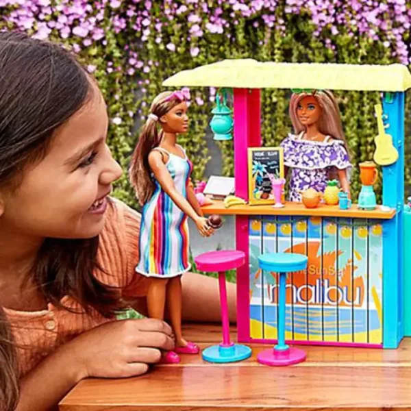 Barbie: Spoločne pre Zem Bistro na pláži hrací set - Mattel obrázok 3