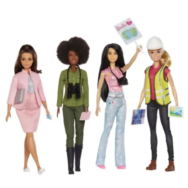 Barbie: Spoločne pre zem, kariérne bábiky 4ks v balení - Mattel obrázok 2